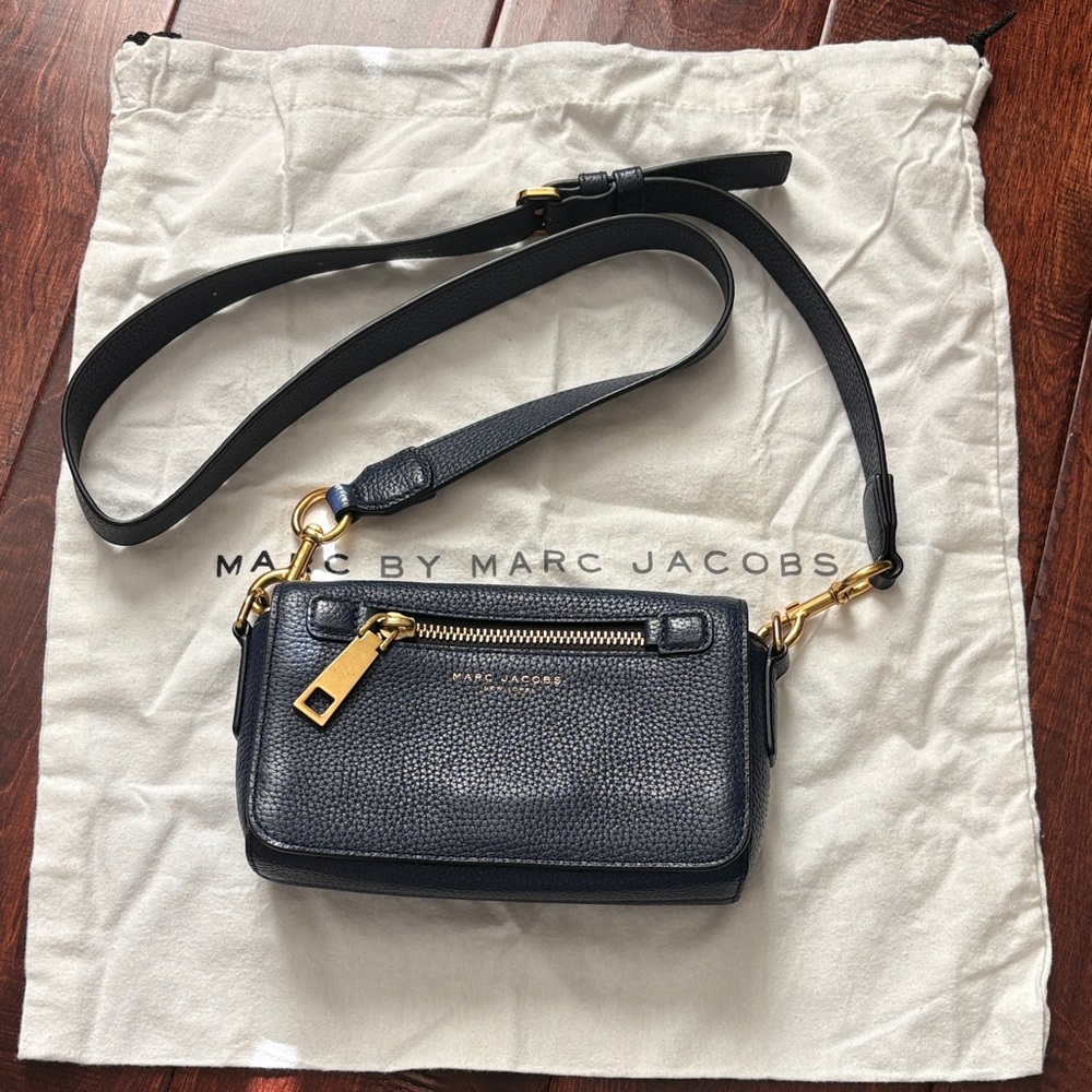 Blue Leather Marc Jacobs Purse